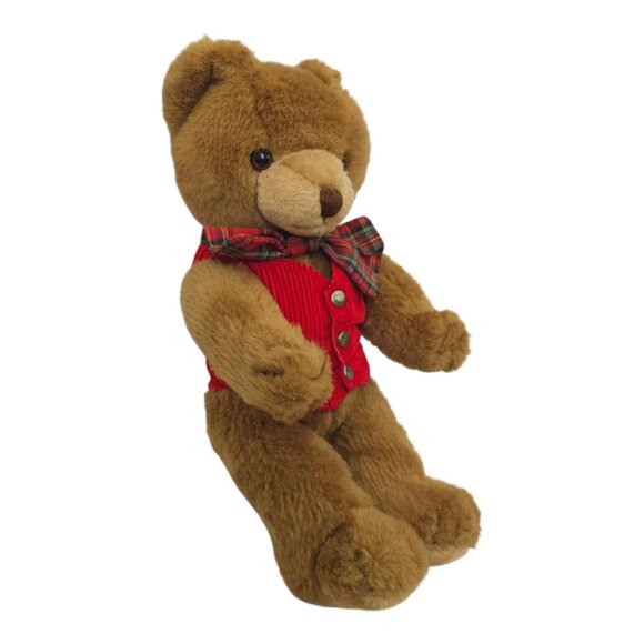 Schmid Musical Teddy Bear Gordon Fraser Vintage Jingle Bells Wind Up Jointed - Picture 3 of 12